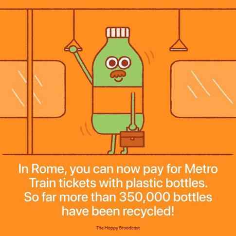 rome-recycle-bottles-metro
